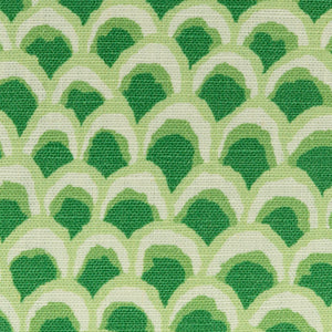 Brunschwig & Fils Pave Ii Print Fabric / Green