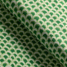 Load image into Gallery viewer, Brunschwig &amp; Fils Pave Ii Print Fabric / Green