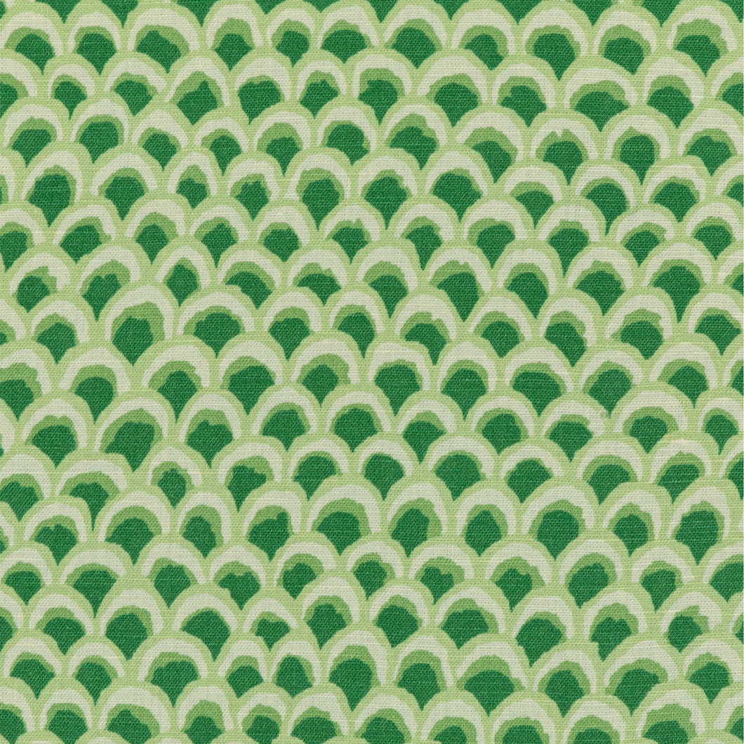 Brunschwig & Fils Pave Ii Print Fabric / Green