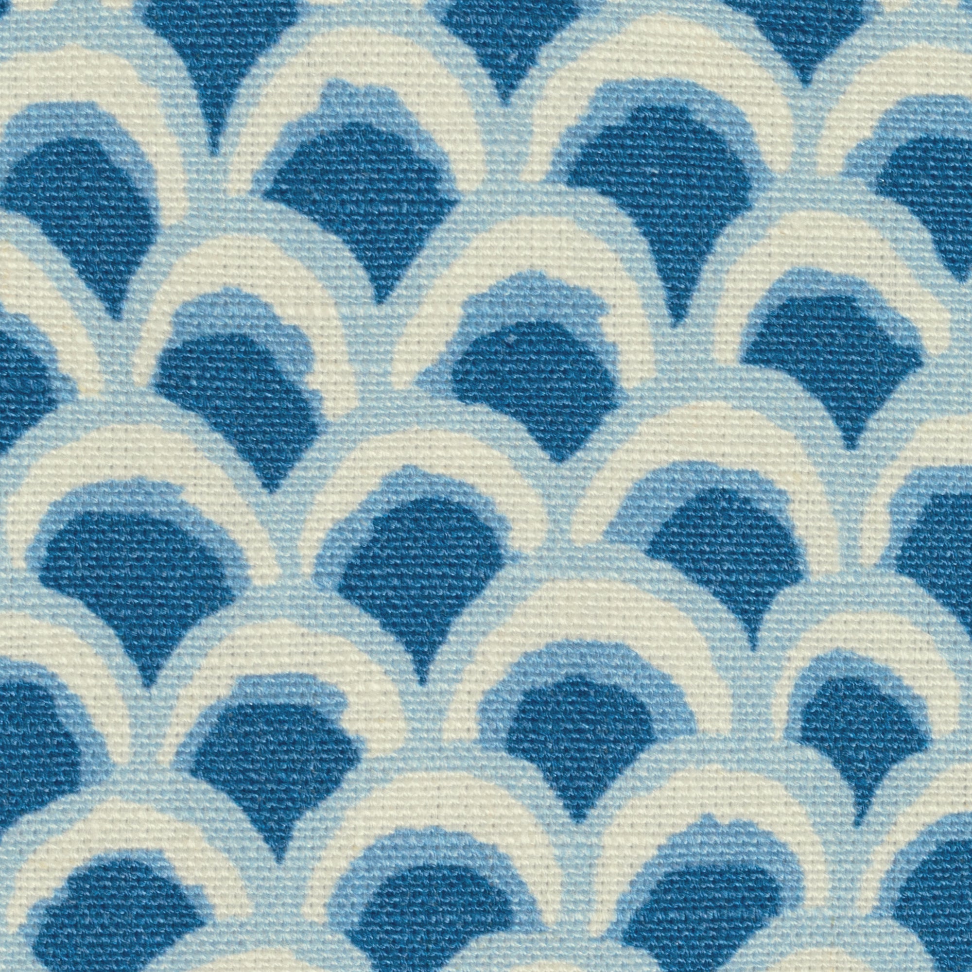 BR-79744-222  Zarafa Cotton Print Blue Toile - Brunschwig & Fils Fabr