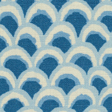 Load image into Gallery viewer, Brunschwig &amp; Fils Pave Ii Print Fabric / Blue