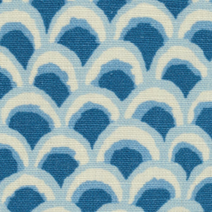 Brunschwig & Fils Pave Ii Print Fabric / Blue