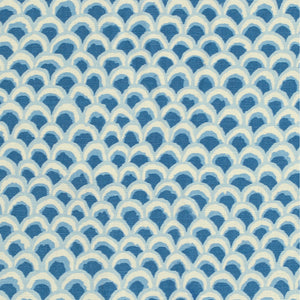 Brunschwig & Fils Pave Ii Print Fabric / Blue