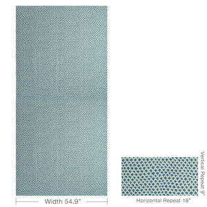 Brunschwig & Fils Pave Ii Print Fabric / Blue