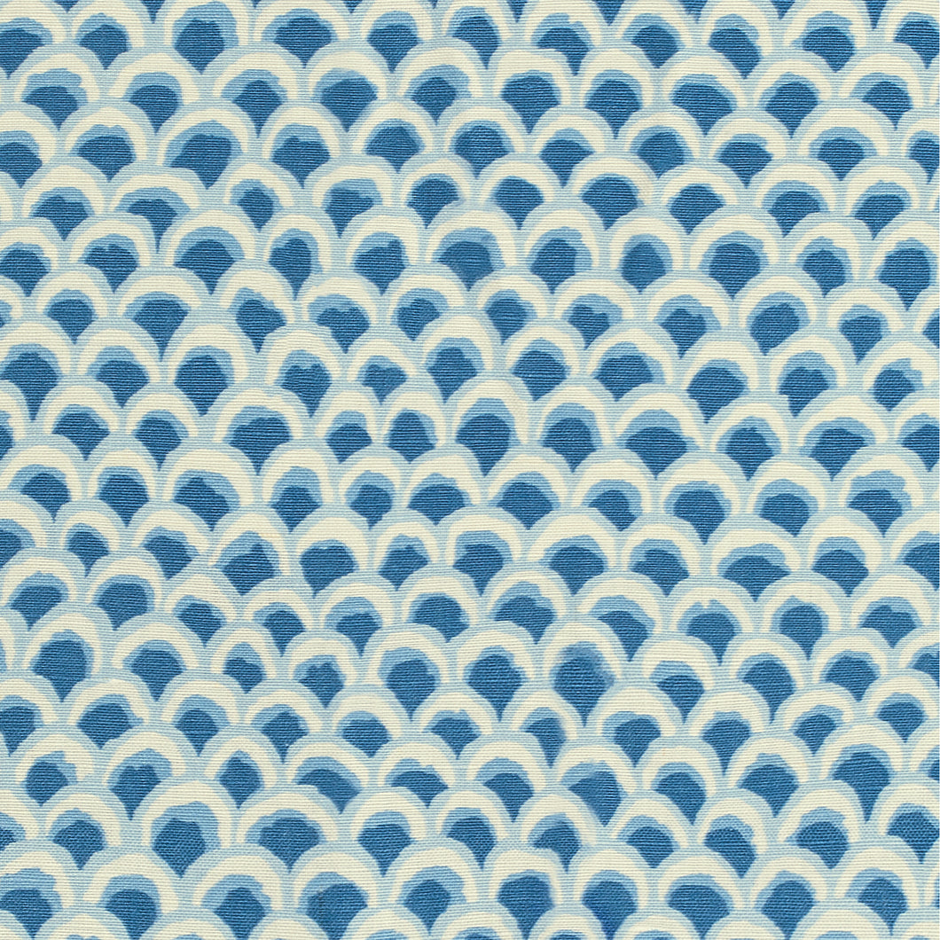 Brunschwig & Fils Pave Ii Print Fabric / Blue