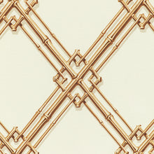 Load image into Gallery viewer, Brunschwig &amp; Fils Le Bambou Print Fabric / Gold
