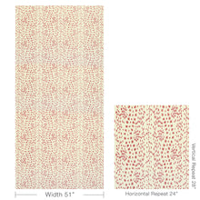 Load image into Gallery viewer, Brunschwig &amp; Fils Les Touches Ii Fabric / Berry