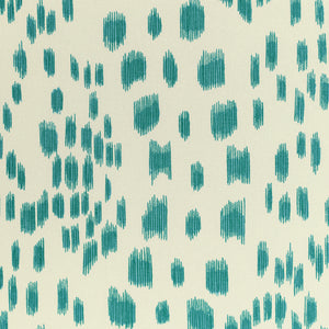 Brunschwig & Fils Les Touches Ii Fabric / Teal