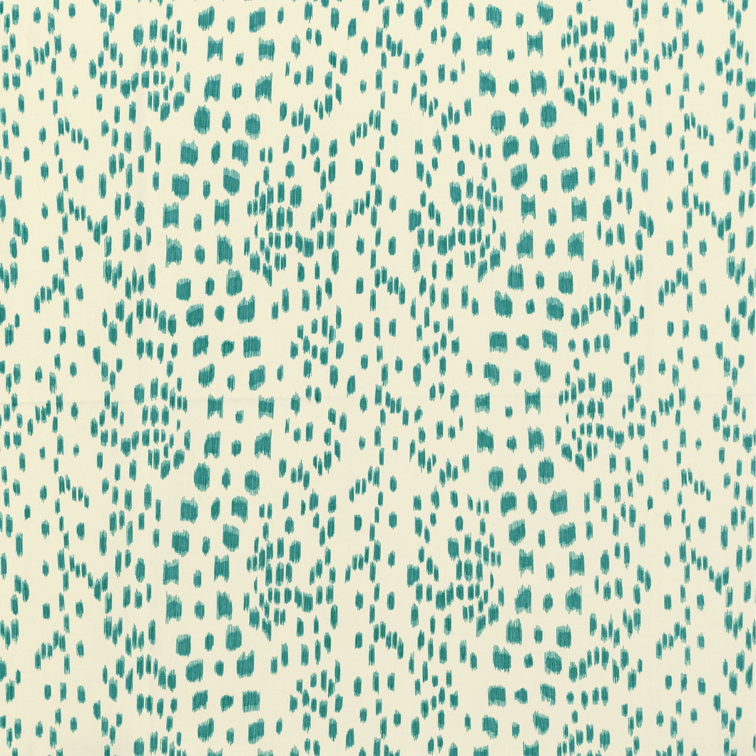 Brunschwig & Fils Les Touches Ii Fabric / Teal