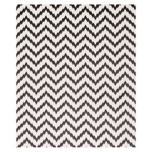 Load image into Gallery viewer, Schumacher Florentine Chevron Velvet Fabric 80220 / Black