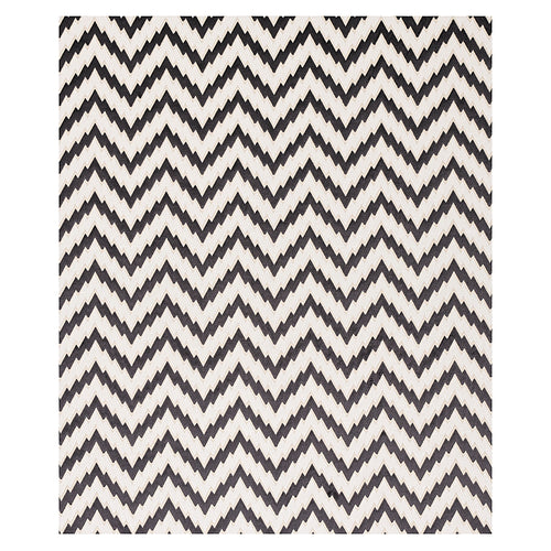 Schumacher Florentine Chevron Velvet Fabric 80220 / Black