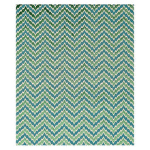 Load image into Gallery viewer, Schumacher Florentine Chevron Velvet Fabric 80221 / Emerald
