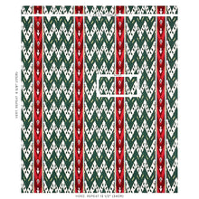 Load image into Gallery viewer, Schumacher Samar Ikat Velvet Fabric 80241 / Green