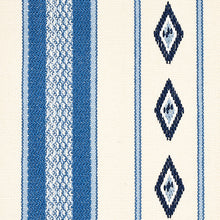 Load image into Gallery viewer, Schumacher Dakota Stripe Fabric 80271 / Blue