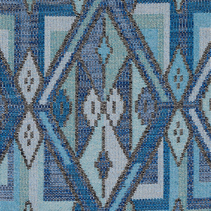 Schumacher Kuzma Fabric 80281 / Blue