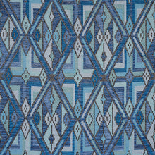 Load image into Gallery viewer, Schumacher Kuzma Fabric 80281 / Blue