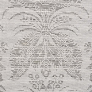 Schumacher Greta Damask Fabric 80421 / Grey