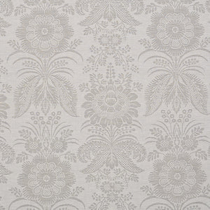 Schumacher Greta Damask Fabric 80421 / Grey