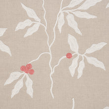 Load image into Gallery viewer, Schumacher Lilla Embroidery Fabric 80431 / Ivory On Neutral