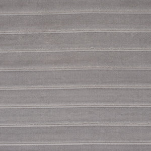 Schumacher Frederika Channeled Velvet Fabric 80463 / Otter Grey