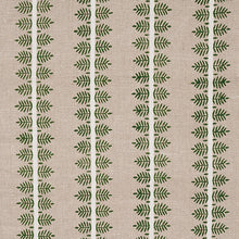 Load image into Gallery viewer, Schumacher Alva Hand Block Print Fabric 80521 / Green