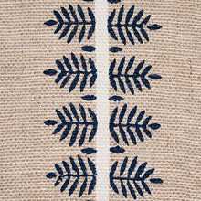 Load image into Gallery viewer, Schumacher Alva Hand Block Print Fabric 80522 / Blue