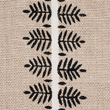 Load image into Gallery viewer, Schumacher Alva Hand Block Print Fabric 80523 / Black