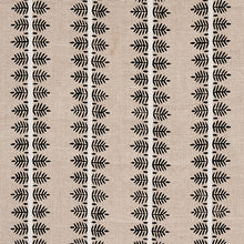 Load image into Gallery viewer, Schumacher Alva Hand Block Print Fabric 80523 / Black