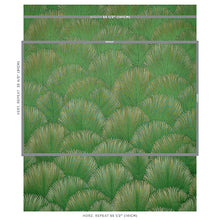 Load image into Gallery viewer, Schumacher Fondale Fabric 80551 / Green