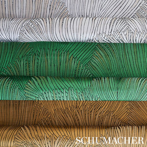 Schumacher Fondale Fabric 80552 / Ivory