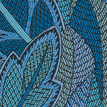Load image into Gallery viewer, Schumacher Japura Forest Fabric 80563 / Blues