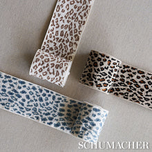 Load image into Gallery viewer, Schumacher Safari Trim 80570 / Black &amp; Caramel