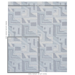 Schumacher Zsuzsa Fabric 80581 / Chambray