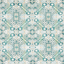 Load image into Gallery viewer, Schumacher Tiraz Velvet Fabric 80603 / Peacock