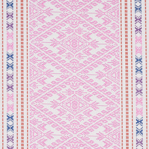 Schumacher Ruiz Jacquard Fabric 80612 / Pink