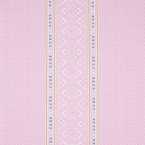 Schumacher Ruiz Jacquard Fabric 80612 / Pink