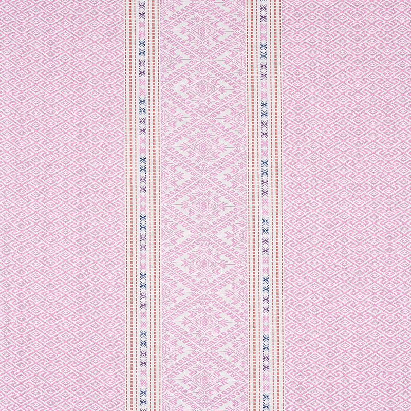 Schumacher Ruiz Jacquard Fabric 80612 / Pink