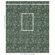 Load image into Gallery viewer, Schumacher Pallay Épinglé Fabric 80620 / Emerald