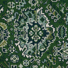 Load image into Gallery viewer, Schumacher Pallay Épinglé Fabric 80620 / Emerald