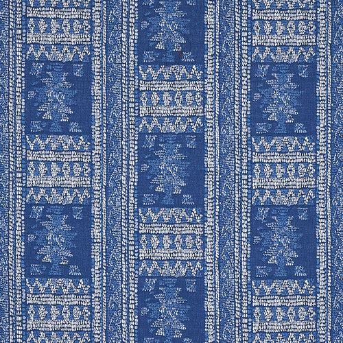 Schumacher Maracena Jacquard Fabric 80630 / Blue