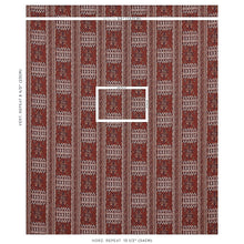 Load image into Gallery viewer, Schumacher Maracena Jacquard Fabric 80631 / Red
