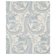 Load image into Gallery viewer, Schumacher Orley Jaquard Fabric 80641 / Blue On Light Blue