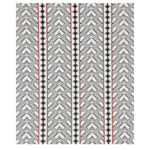 Schumacher Parvin Velvet Fabric 80650 / Black And Ivory
