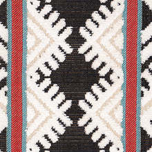 Load image into Gallery viewer, Schumacher Parvin Velvet Fabric 80650 / Black And Ivory