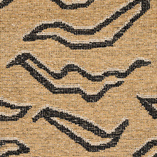 Load image into Gallery viewer, Schumacher Kata Fabric 80680 / Camel With Black
