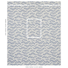 Load image into Gallery viewer, Schumacher Kata Fabric 80682 / Denim