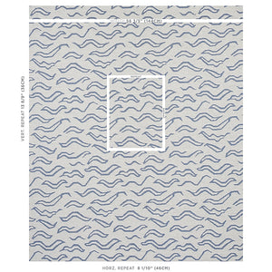 Schumacher Kata Fabric 80682 / Denim