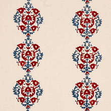 Load image into Gallery viewer, Schumacher Constantine Fabric 80711 / Red &amp; Blue