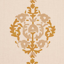 Load image into Gallery viewer, Schumacher Constantine Fabric 80712 / Natural &amp; Ochre