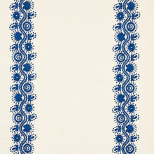 Load image into Gallery viewer, Schumacher Theodora Embroidery Fabric 80741 / Blue